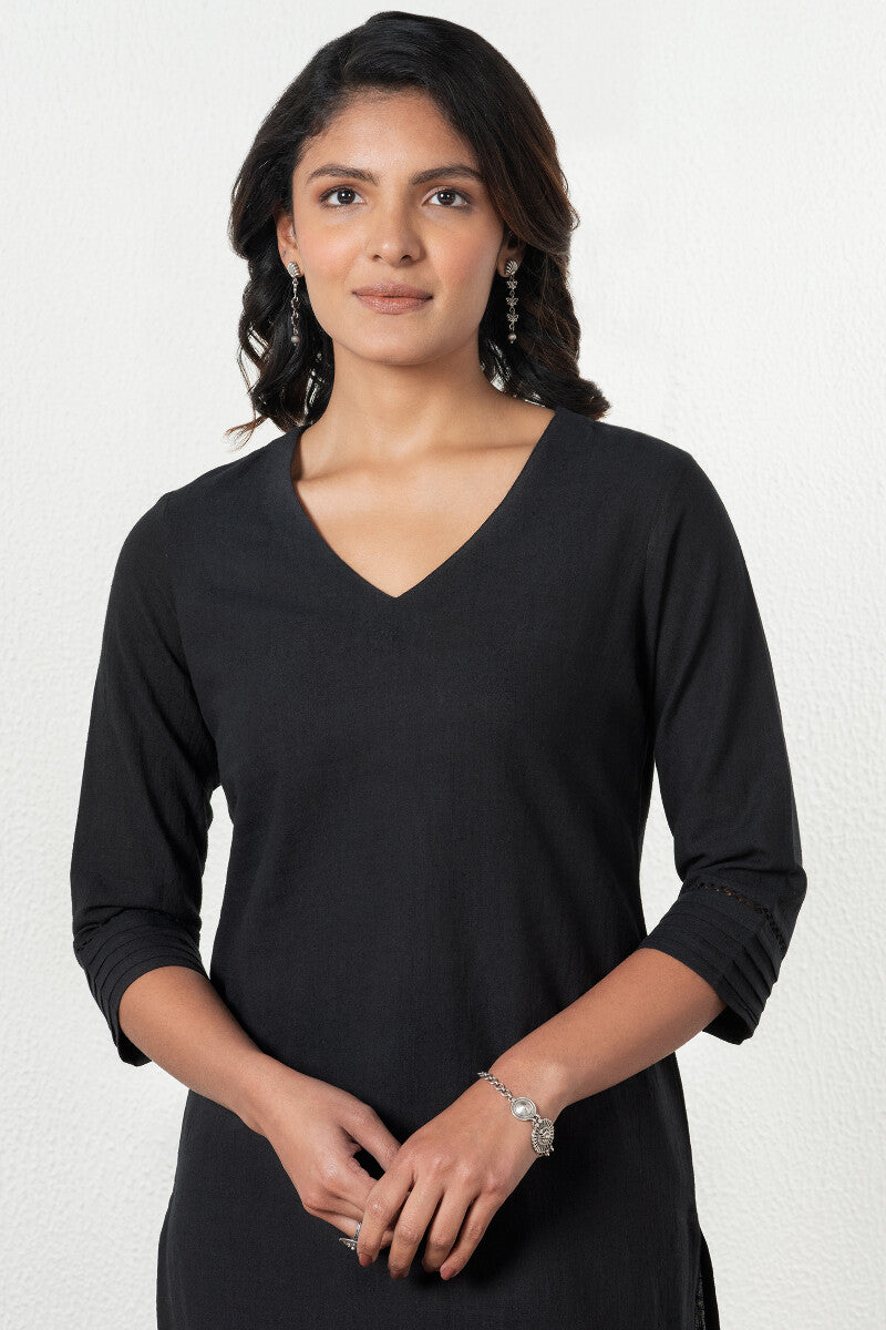 Roza Tasnim Black Kurta