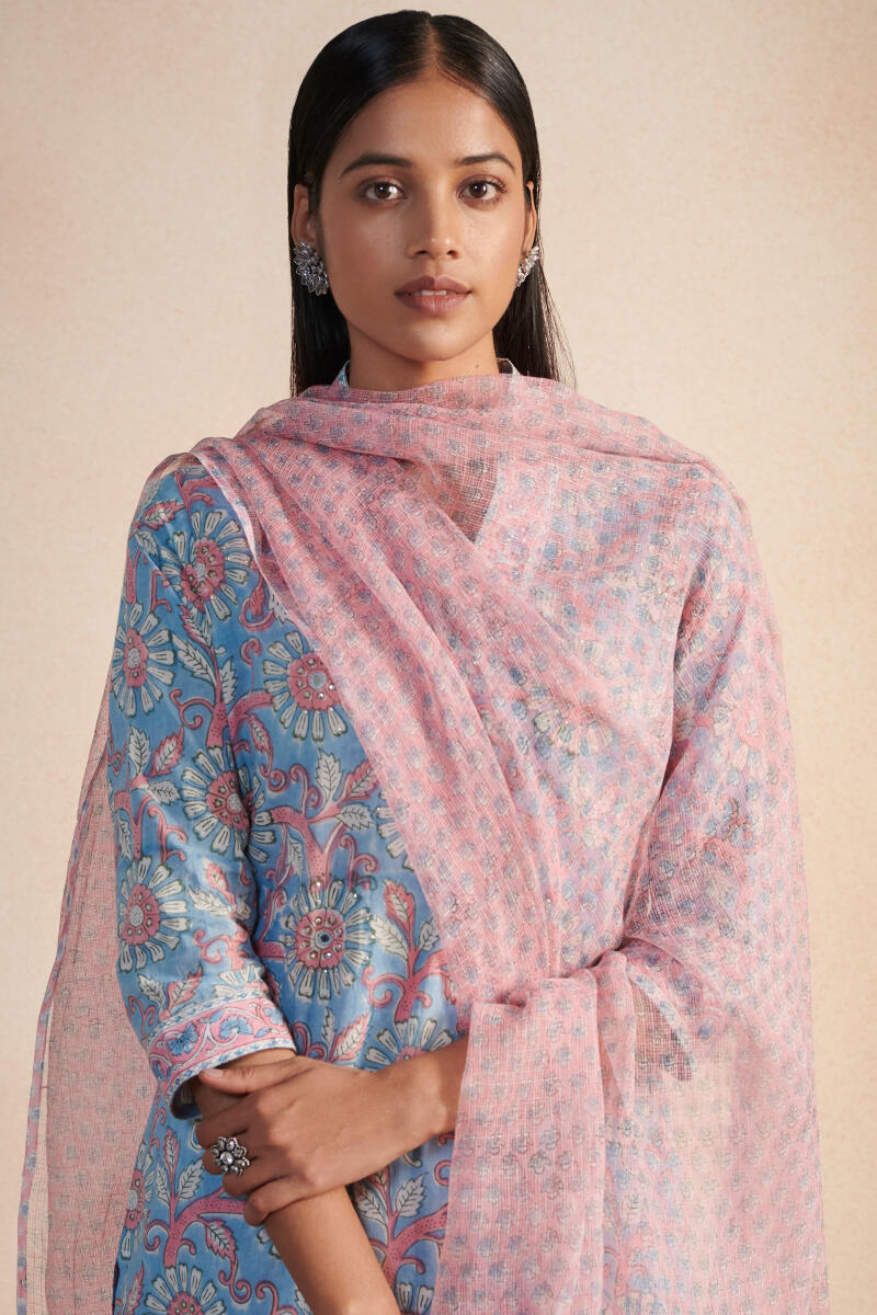 Gauhar Siya Sanganeri Kota Dupatta