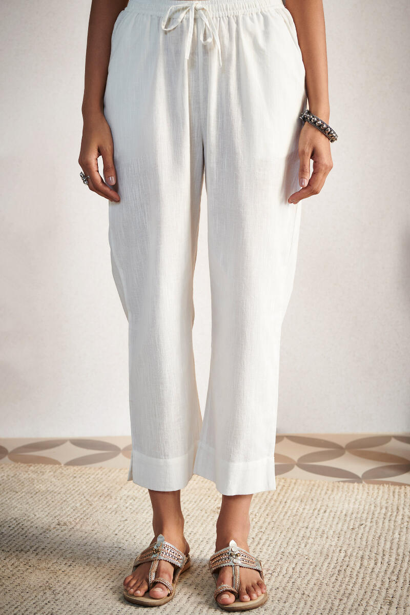 Roza Jia White Pants