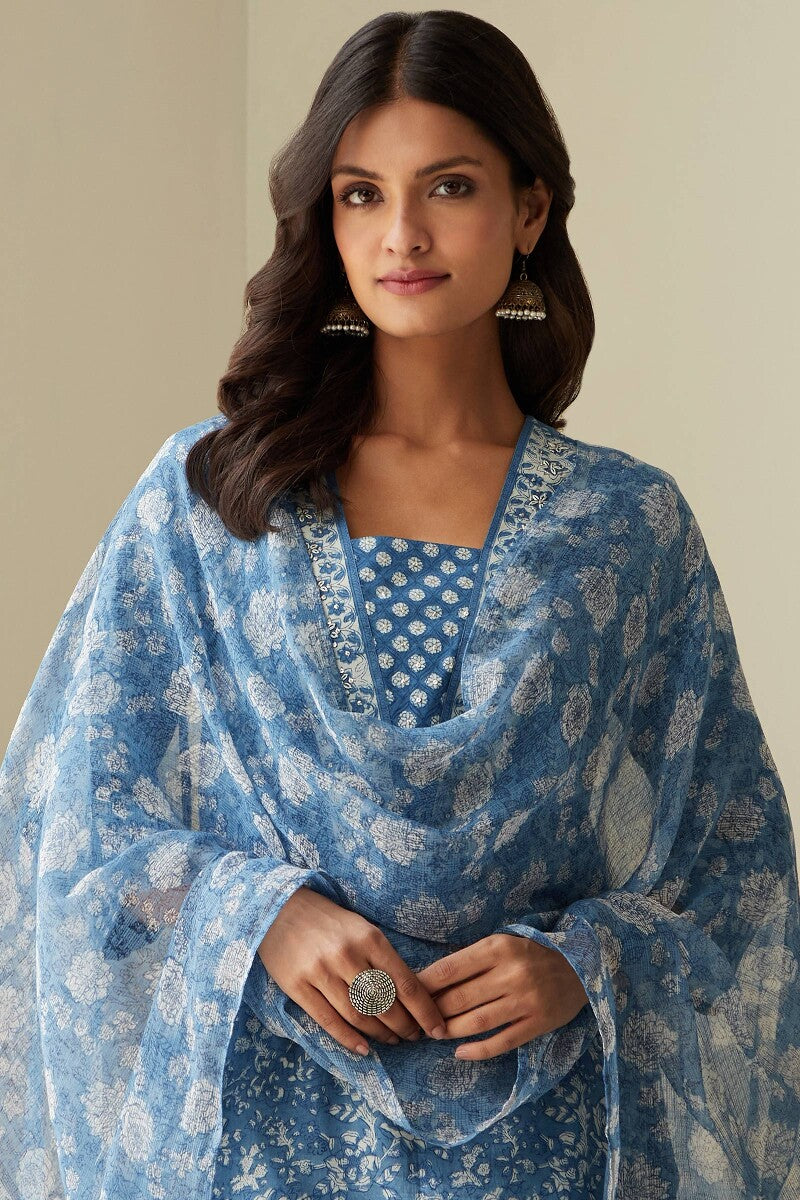 Sehra Maya Indigo Dupatta