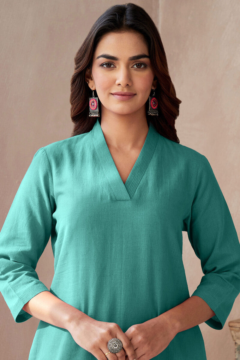 Roza Seher Turquoise Kurta