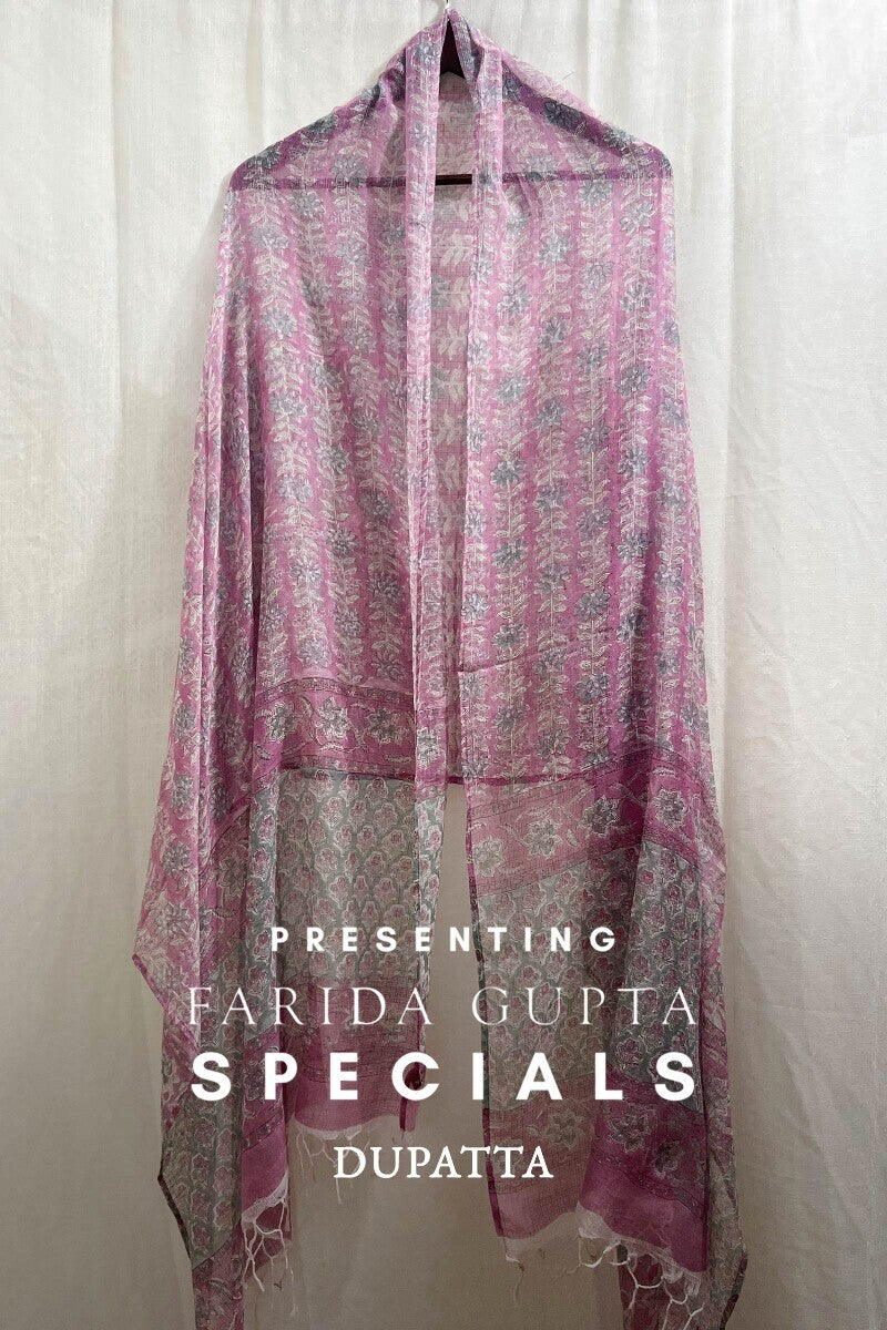 Sanganeri Pink Dupatta