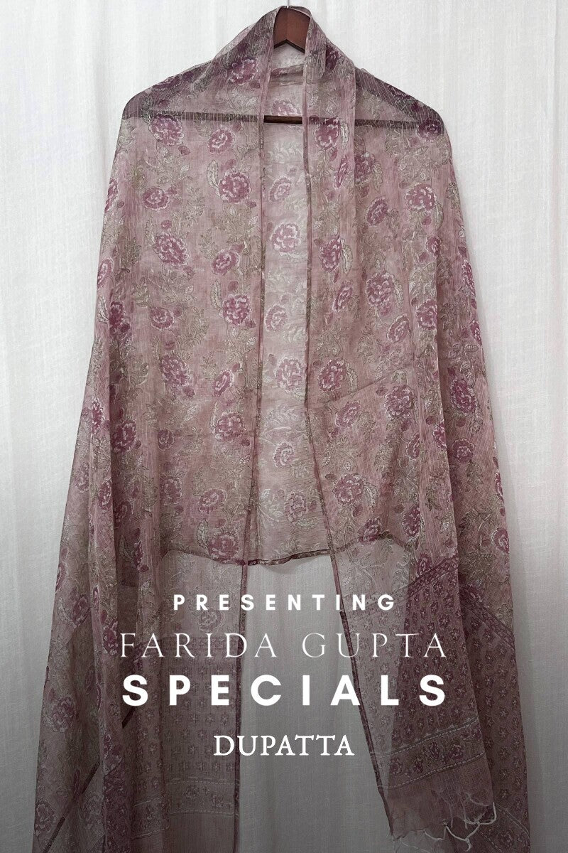 Brown Sanganeri Dupatta