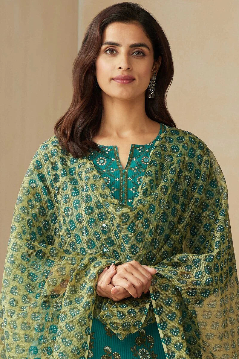 Gauhar Ria Sanganeri Dupatta