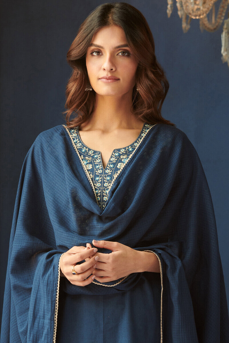 Roza Seher Blue Dupatta