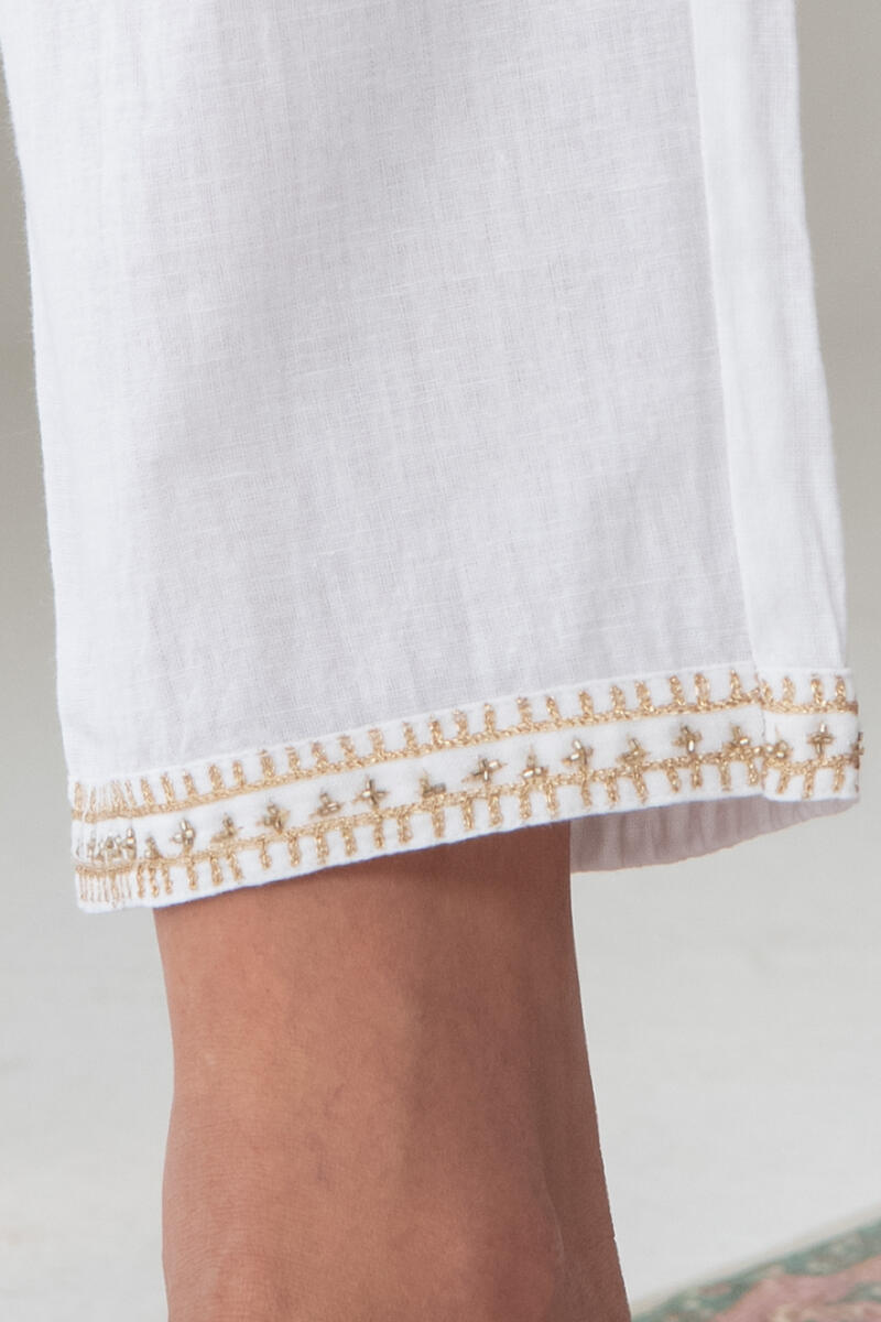 Mirza Zoya Handloom Narrow Pants