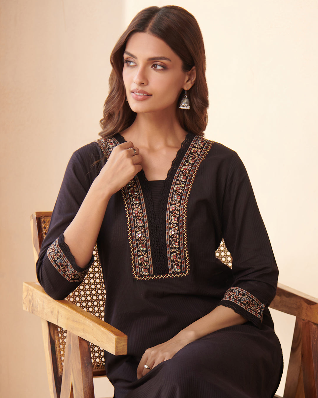 Sehra Amarya Ajrak Kurta