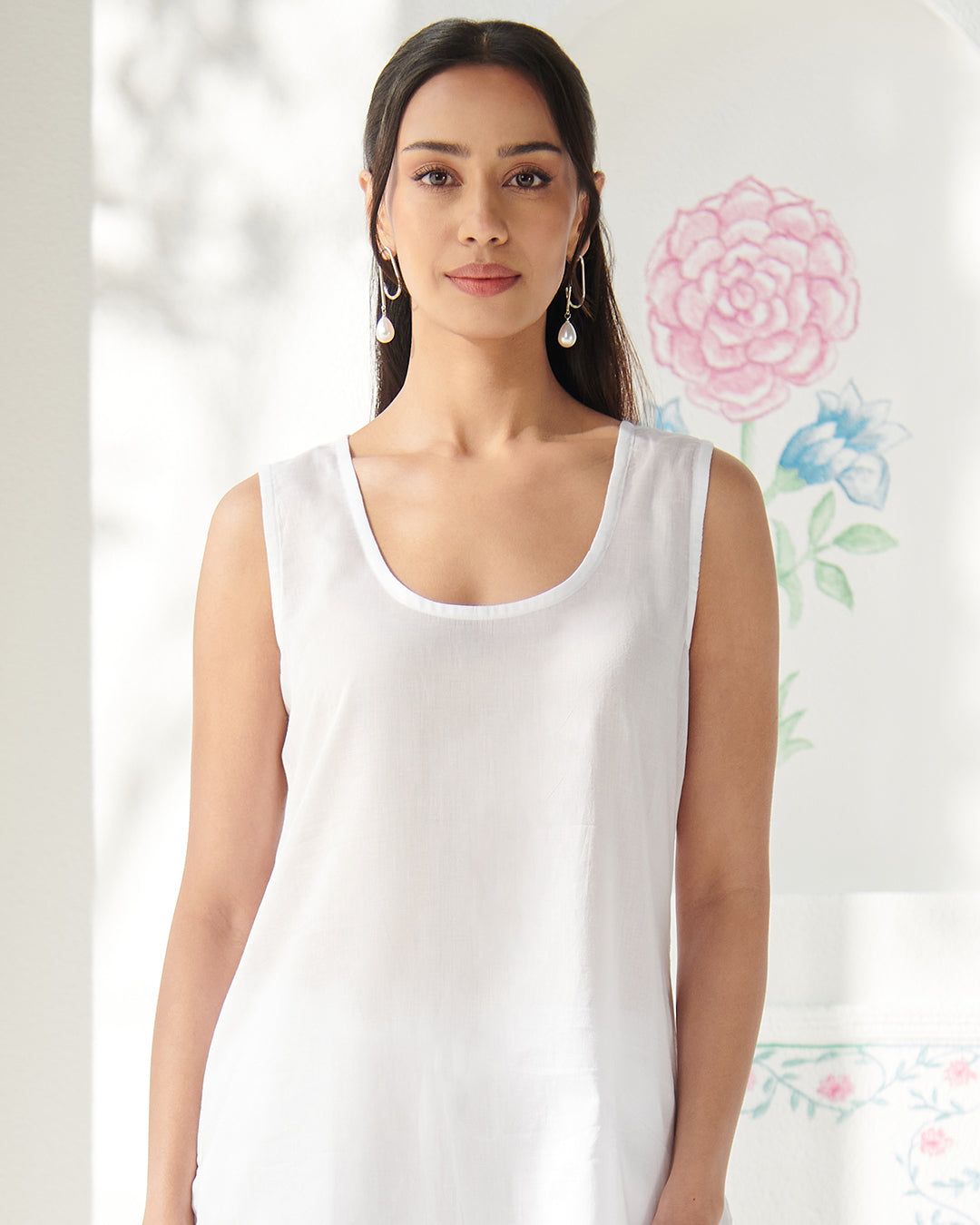 Roza White Slip