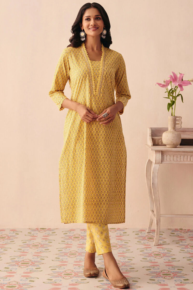 Surplus: Gulraiz Saisha Sanganeri Kurta