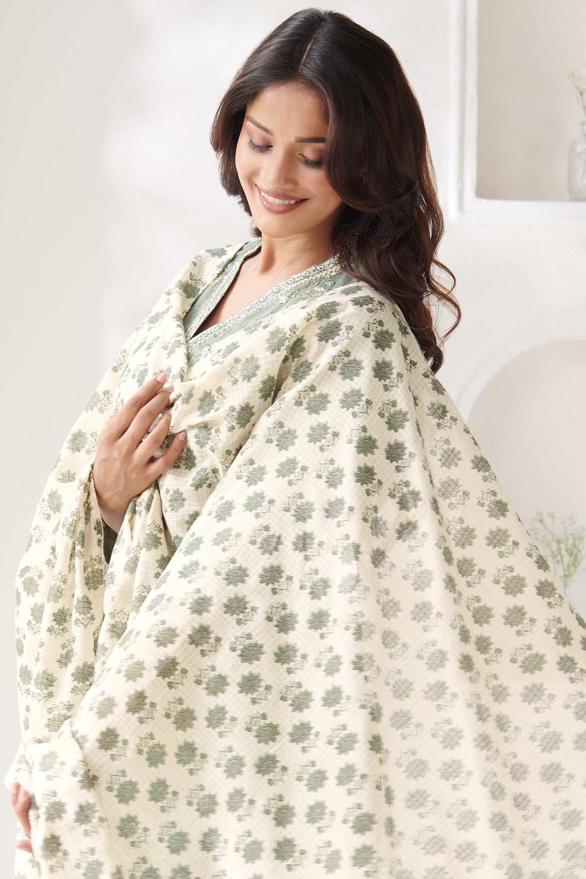 Gulbarg Nadira Sanganeri Dupatta