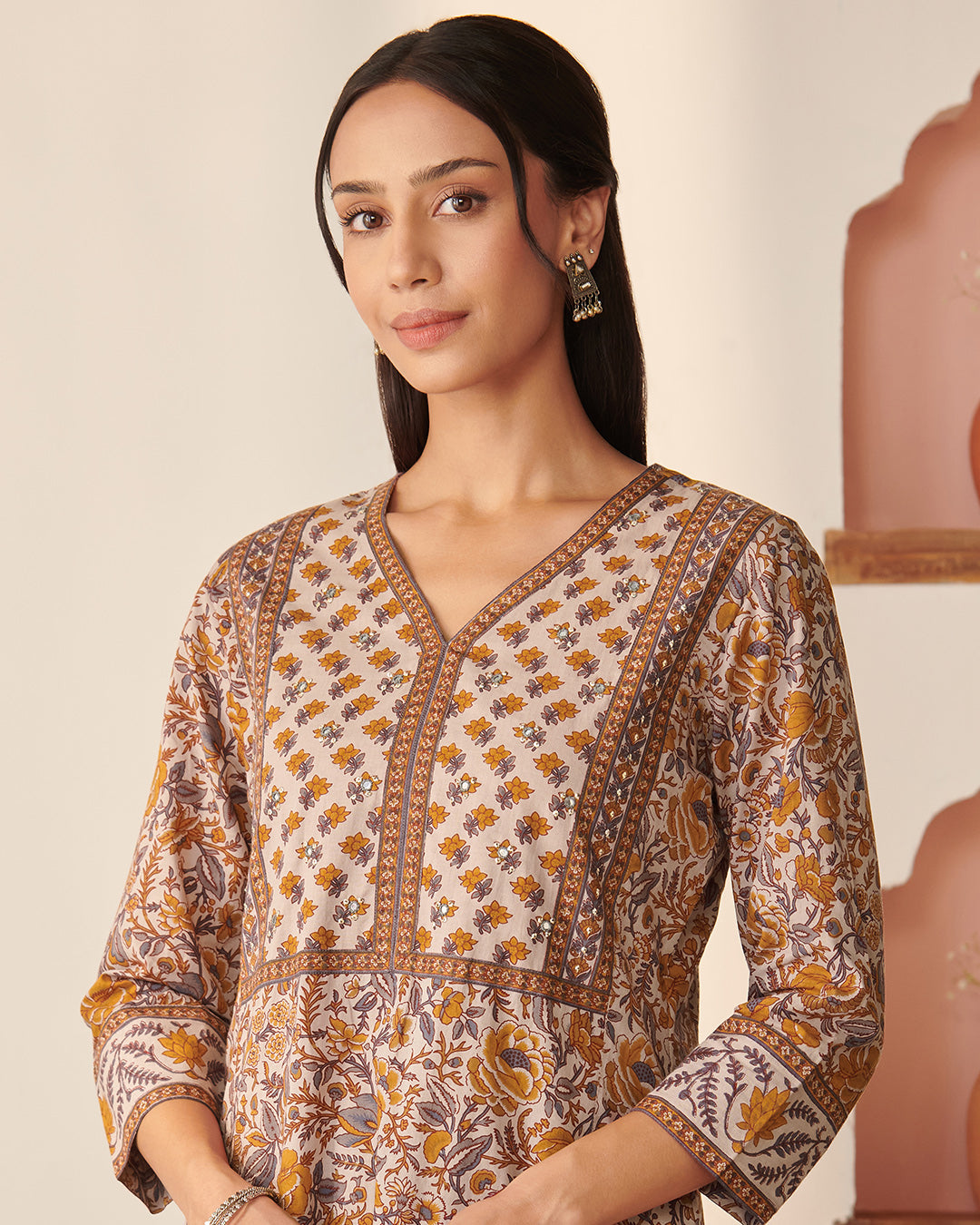 Gauhar Zafiya Sanganeri Kurta