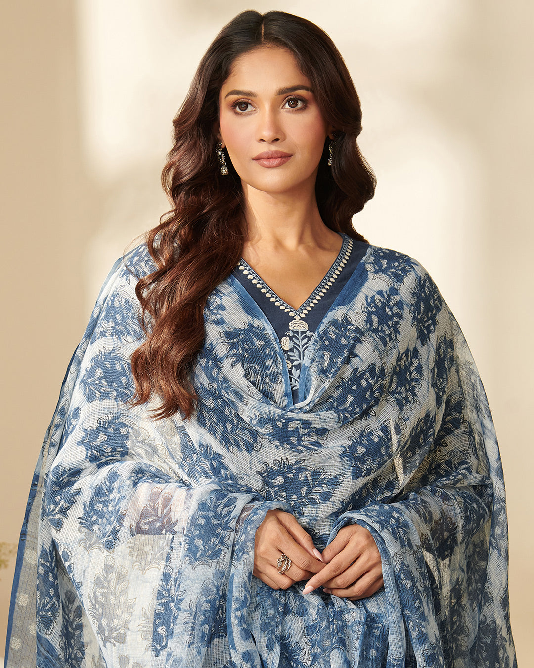 Sehra Nazneen Bagru Dupatta