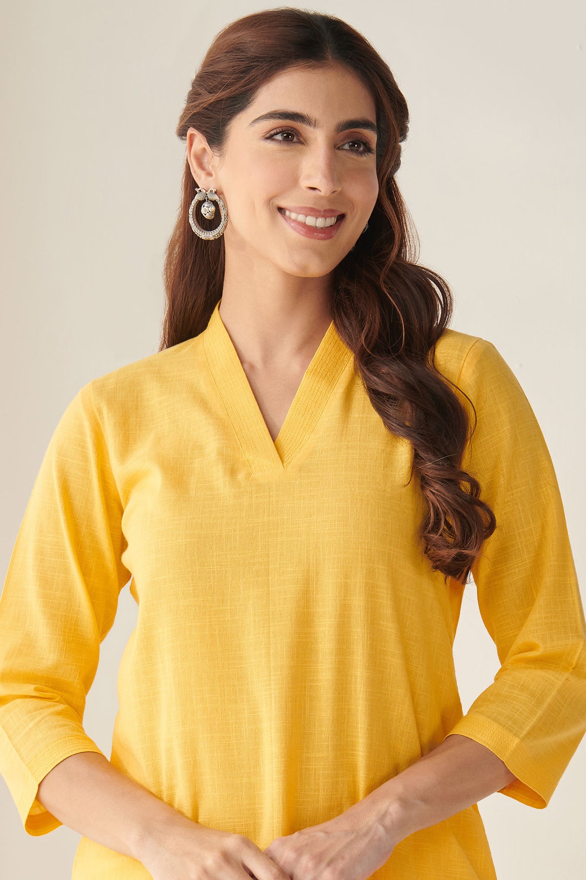 Roza Nadira Yellow Kurta