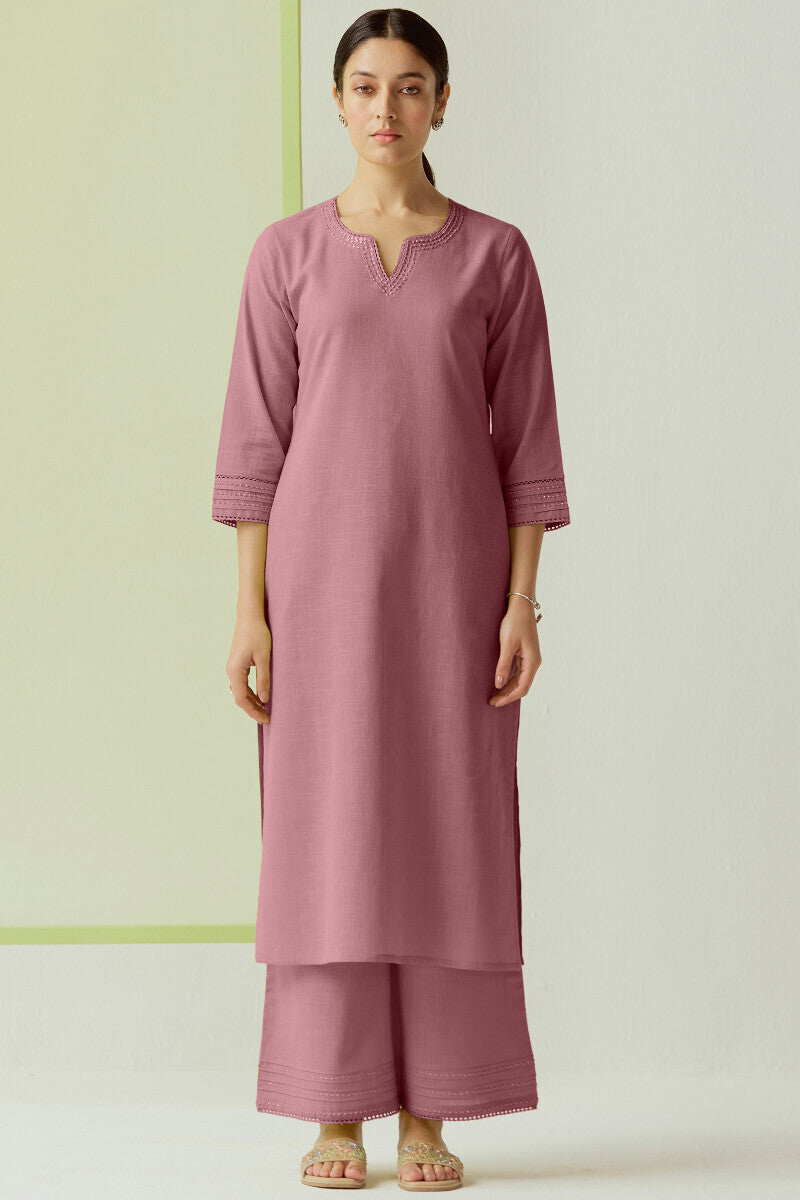 Roza Zara Mauve Kurta