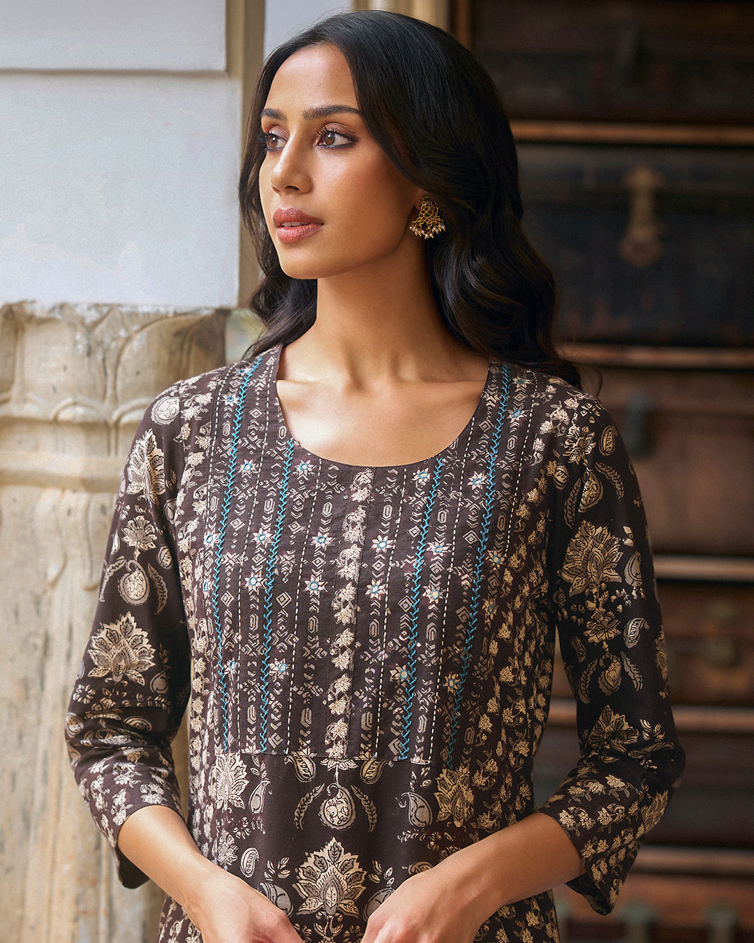 Sehra Farhat Bagru Kurta
