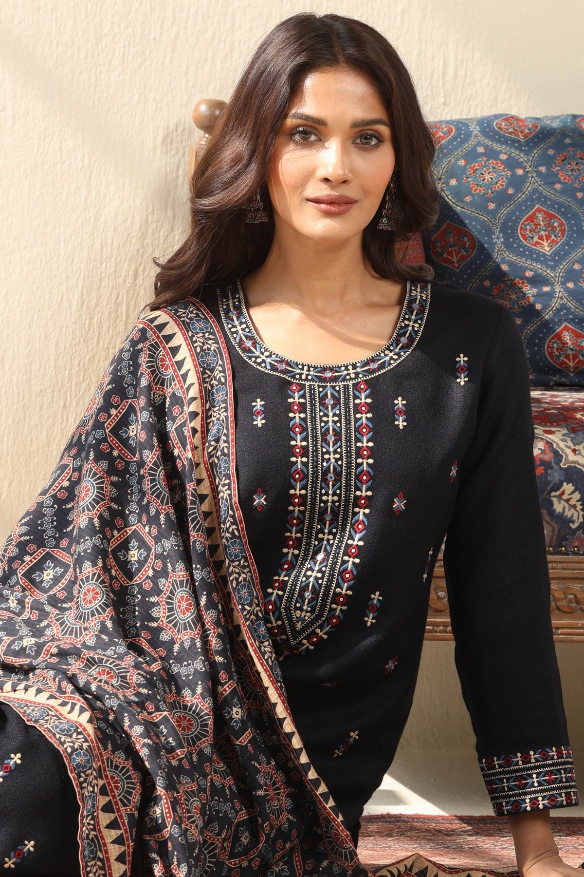 Naadirah Zarina Faux Wool Kurta