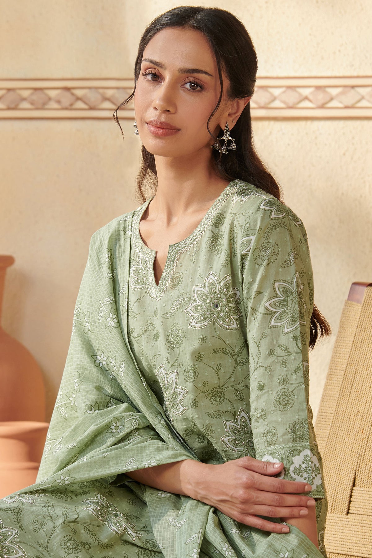 Gauhar Shireen Sanganeri Kurta
