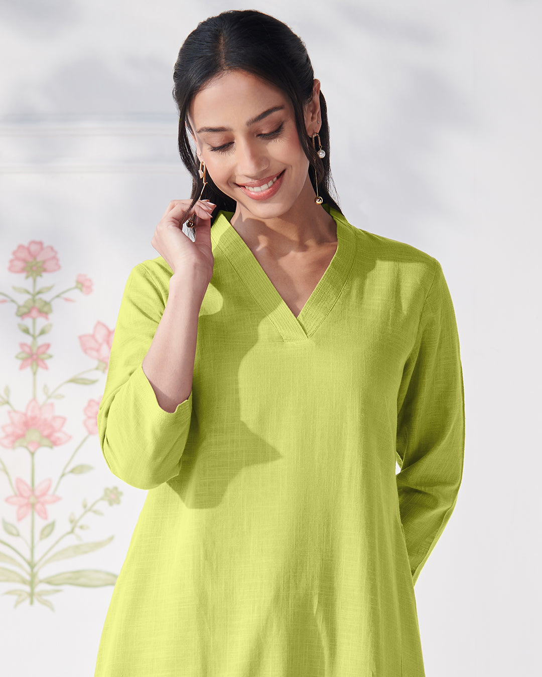 Surplus: Roza Layla Apple Green Kurta