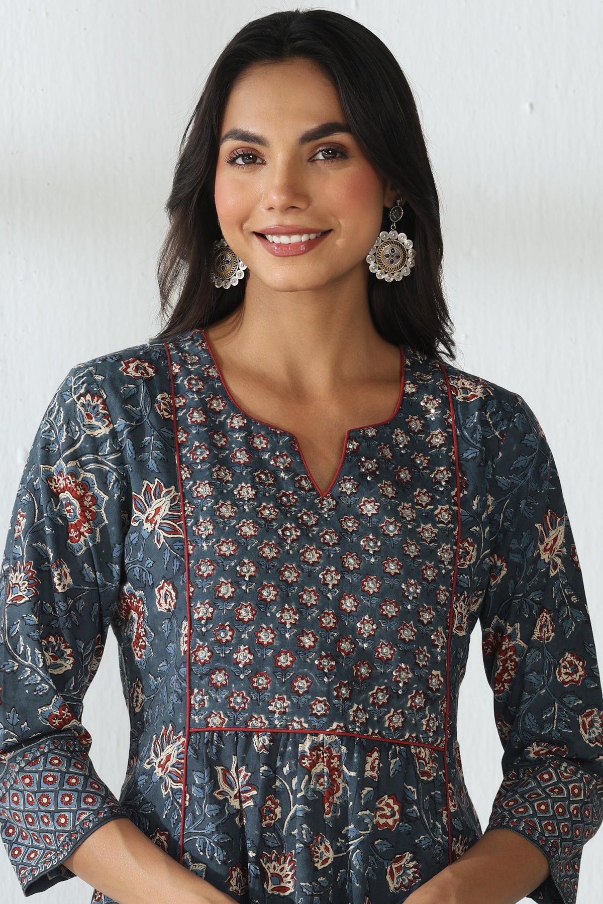 Sehra Afsana Bagru Kurta