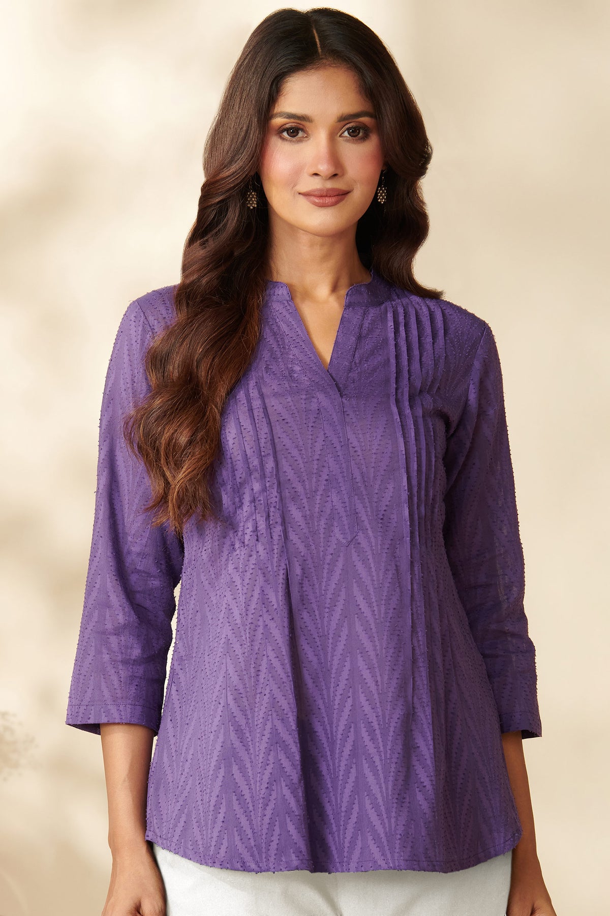 Roza Kaynat Purple Top