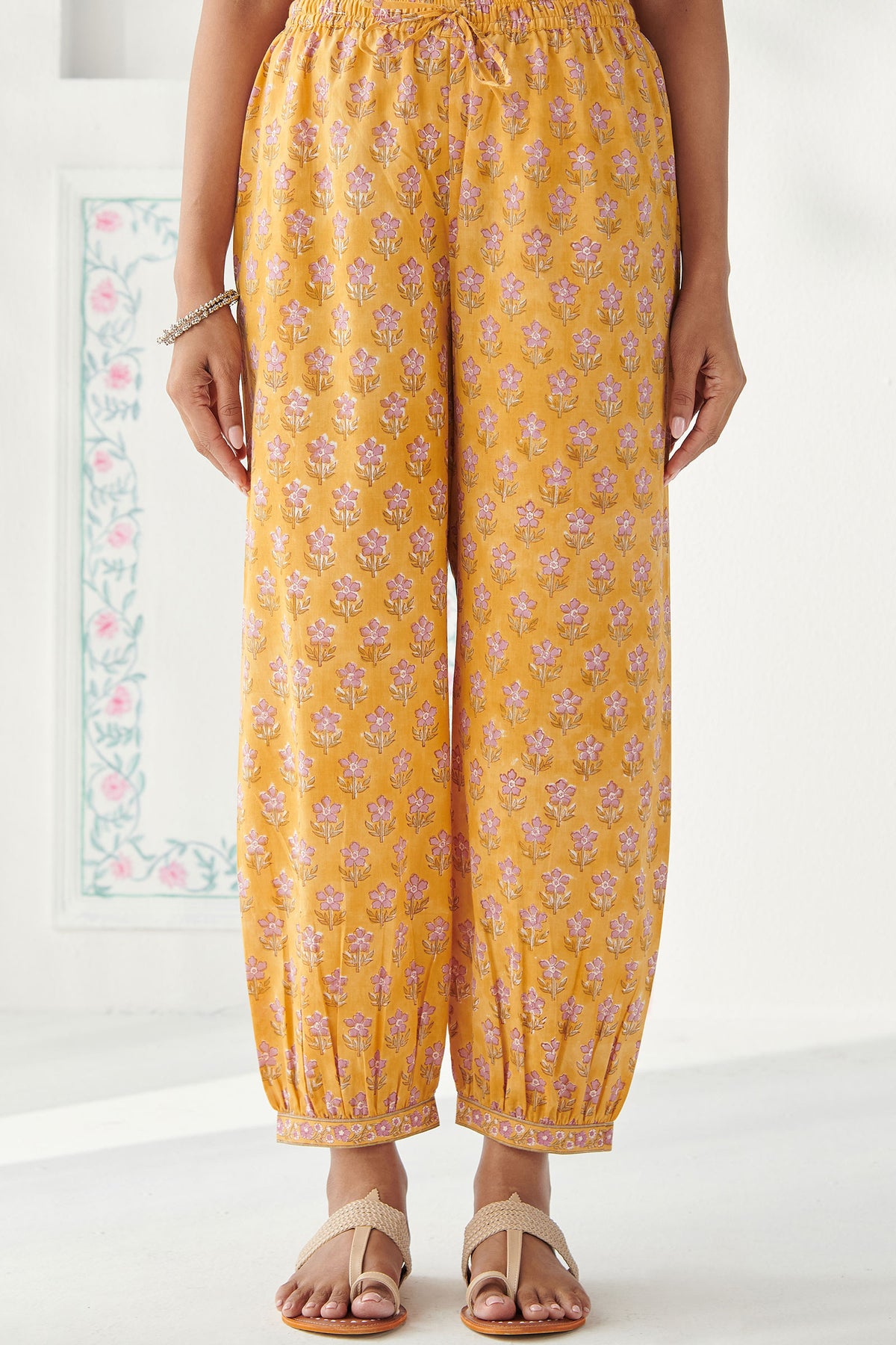 Gulbahar Azma Sanganeri Izhaar Pants
