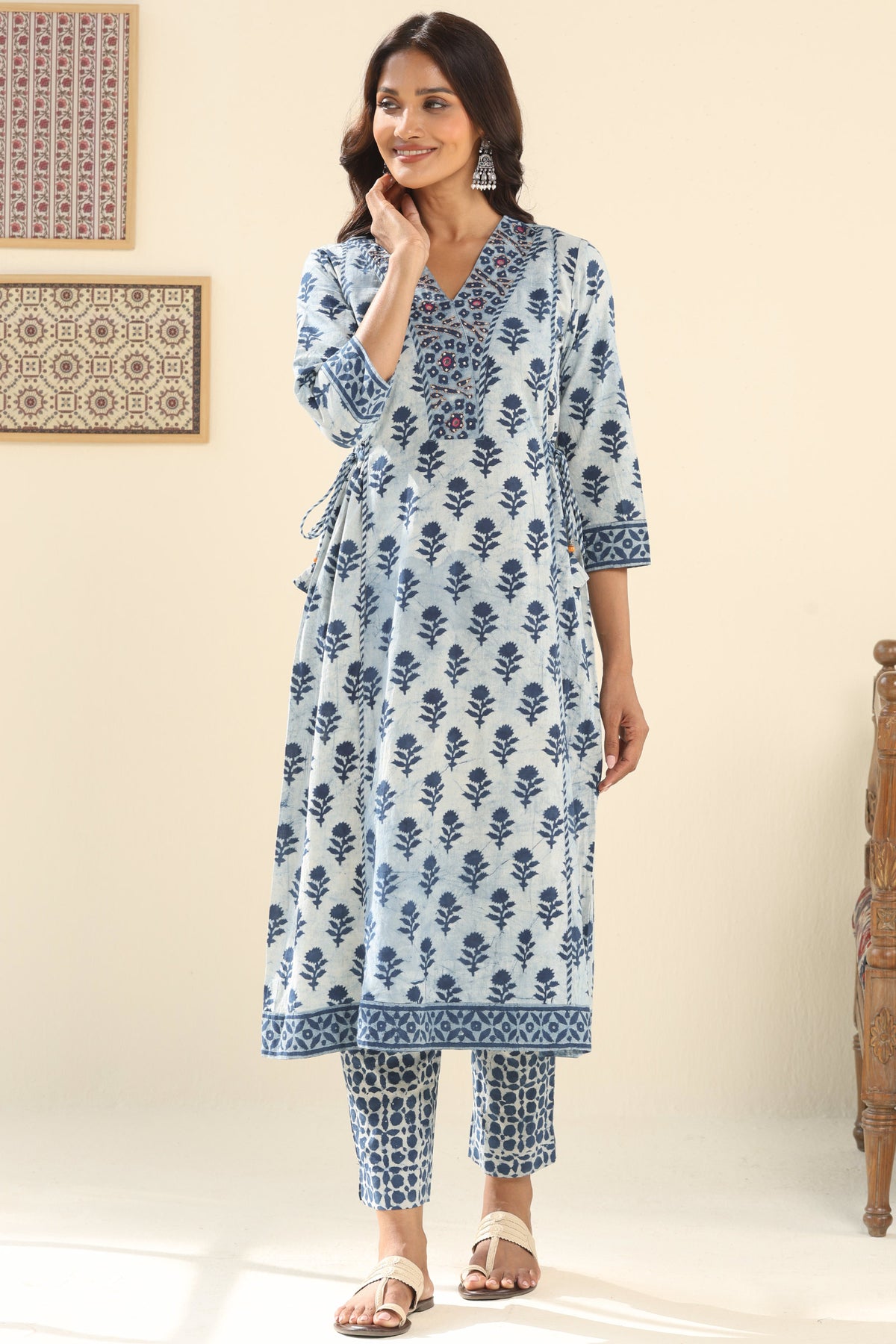 Nurtaj Rumaisa Bagru Kurta