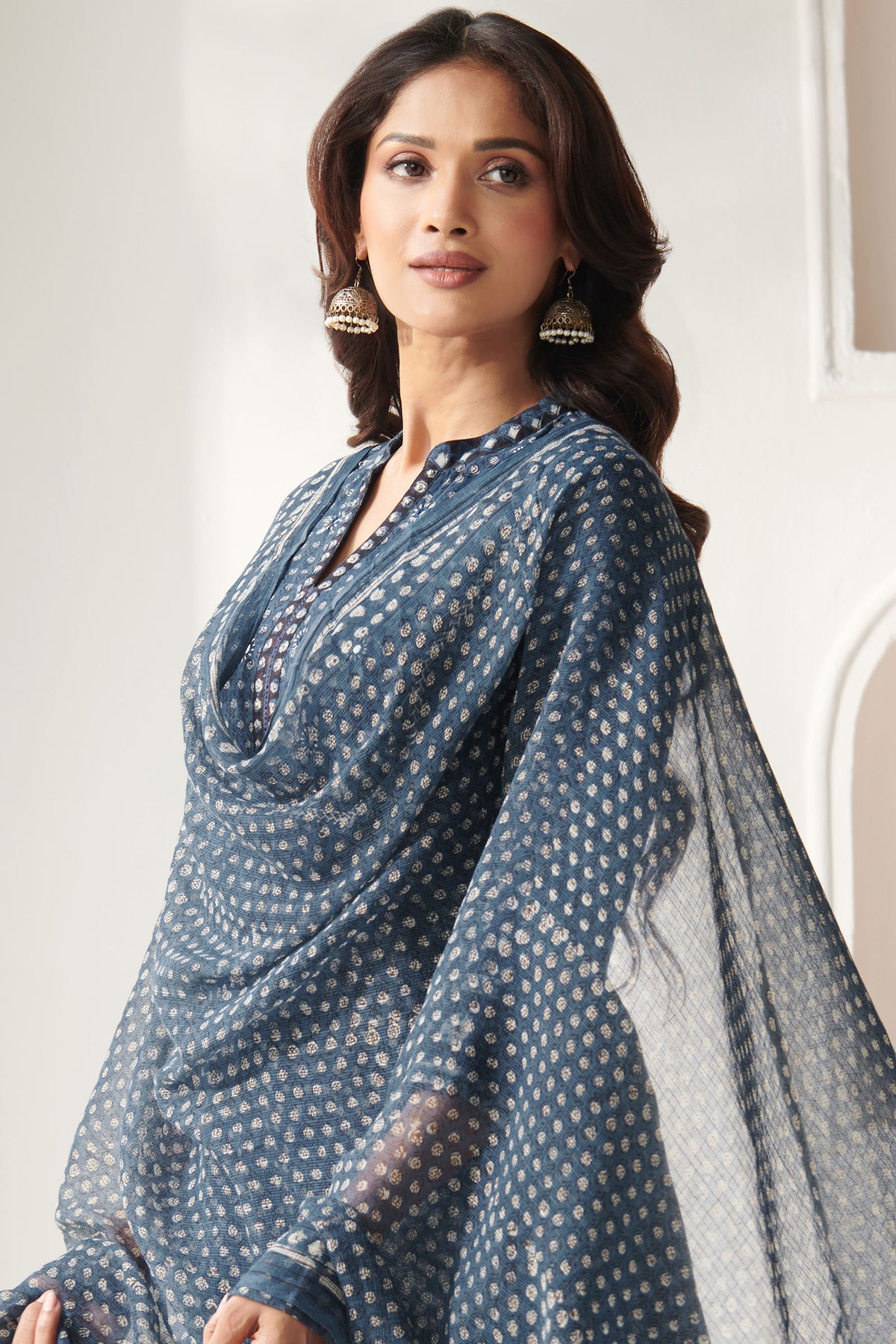 Sehra Simar Bagru Dupatta