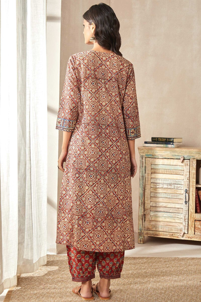 Sehra Afreena Bagru Kurta
