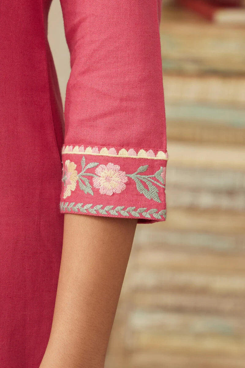 Roza Zoya Pink Kurta