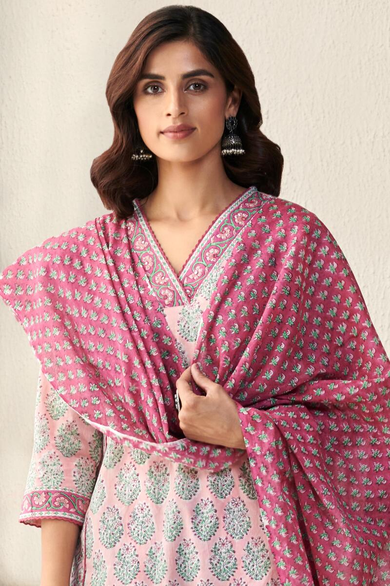 Gauhar Zahida Sanganeri Dupatta