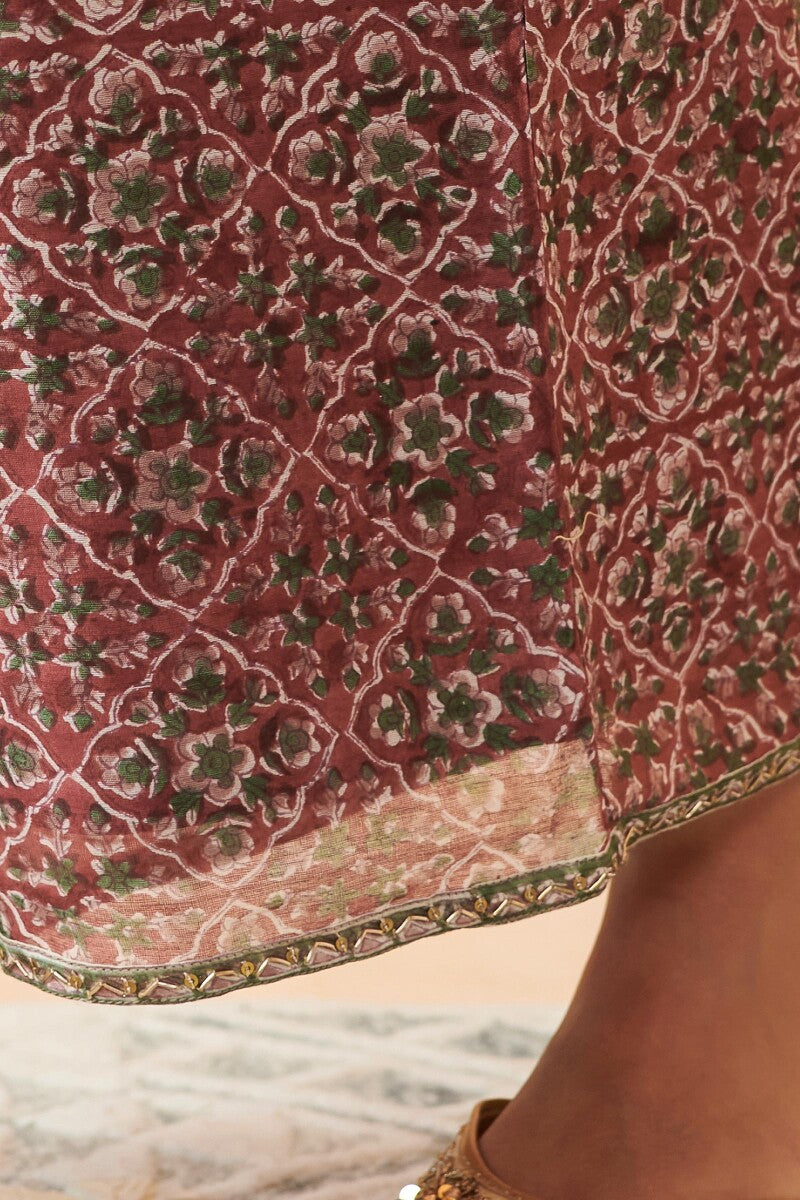 Shirin Zarina Sanganeri Chanderi Farsi