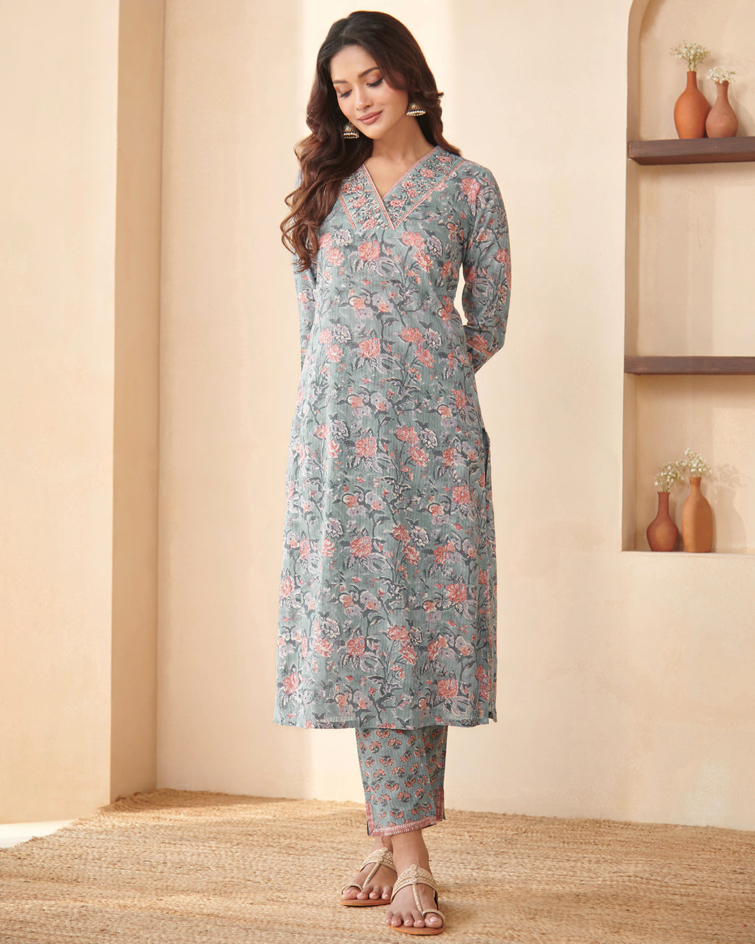 Nasrine Mahi Sanganeri Kurta