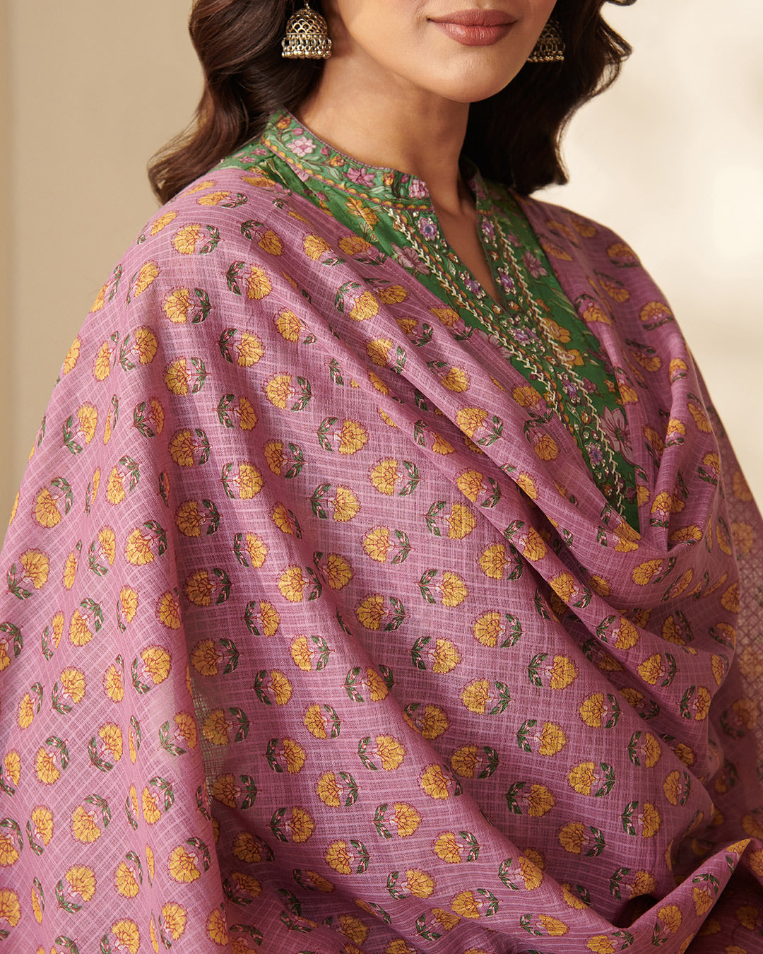 Gauhar Alaya Sanganeri Dupatta
