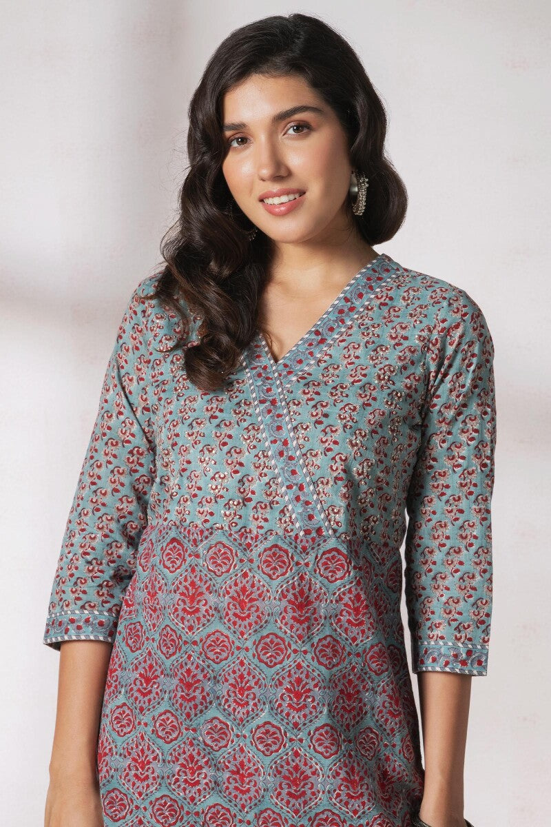 Gauhar Firoza Sanganeri Kurta