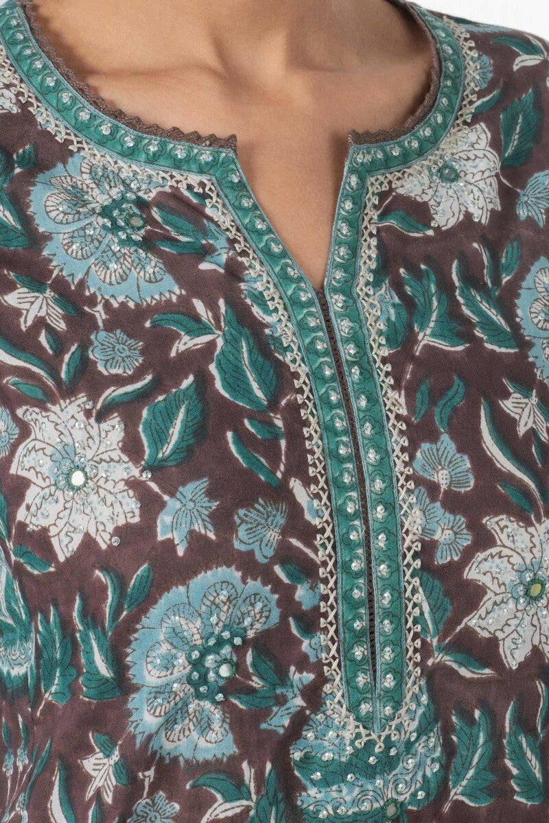 Gauhar Zafrina Sanganeri Kurta