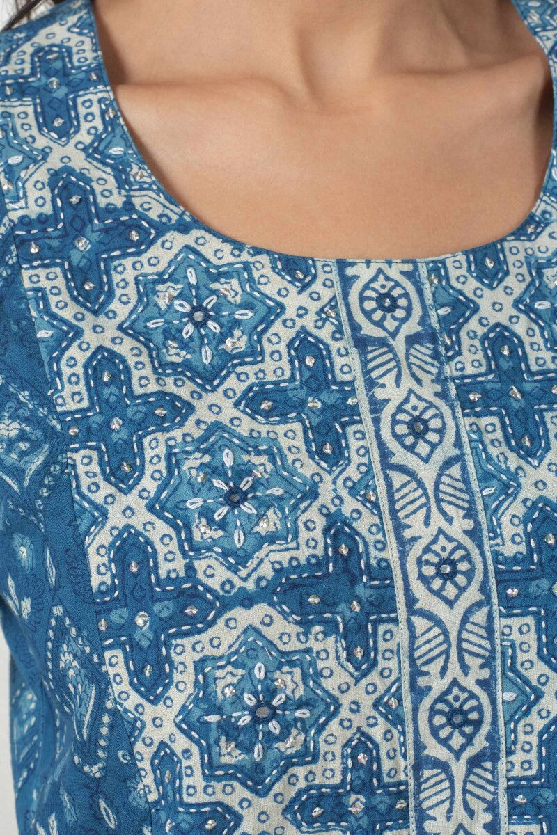 Noor Raziya Indigo Kurta