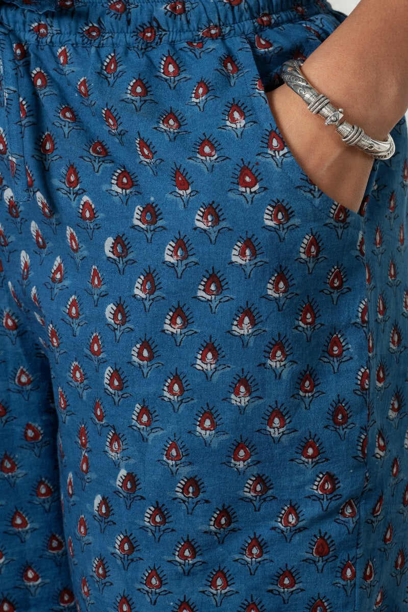 Sehra Zainab Bagru Narrow Pants