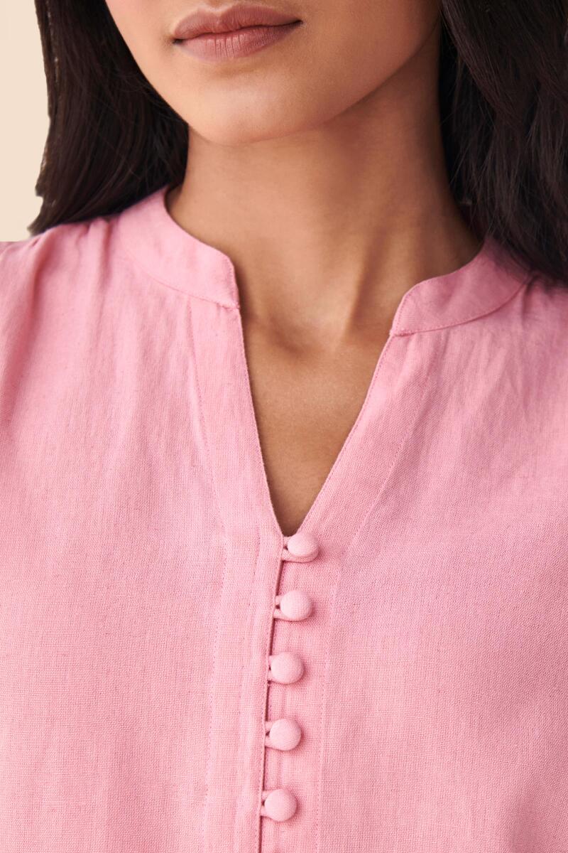 Roza Sehnaz Pink Kurta