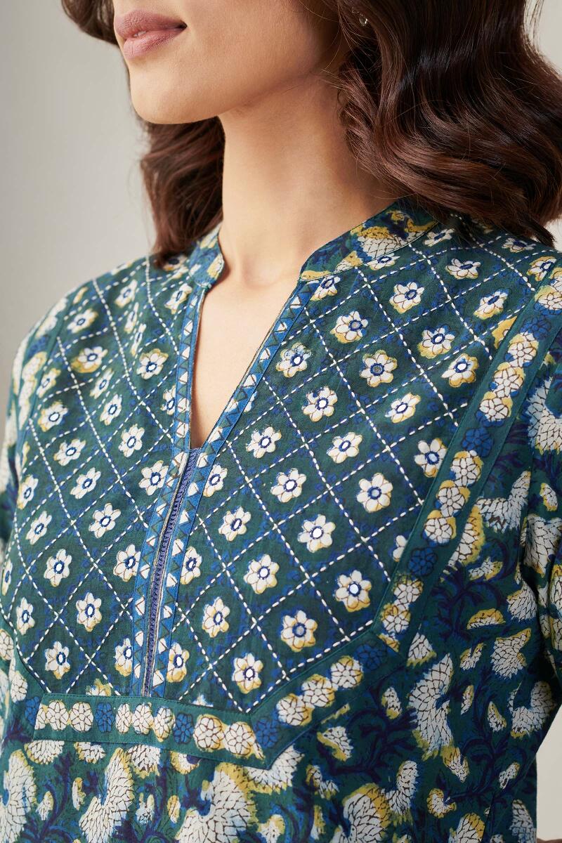 Sehra Inaya Bagru Kurta