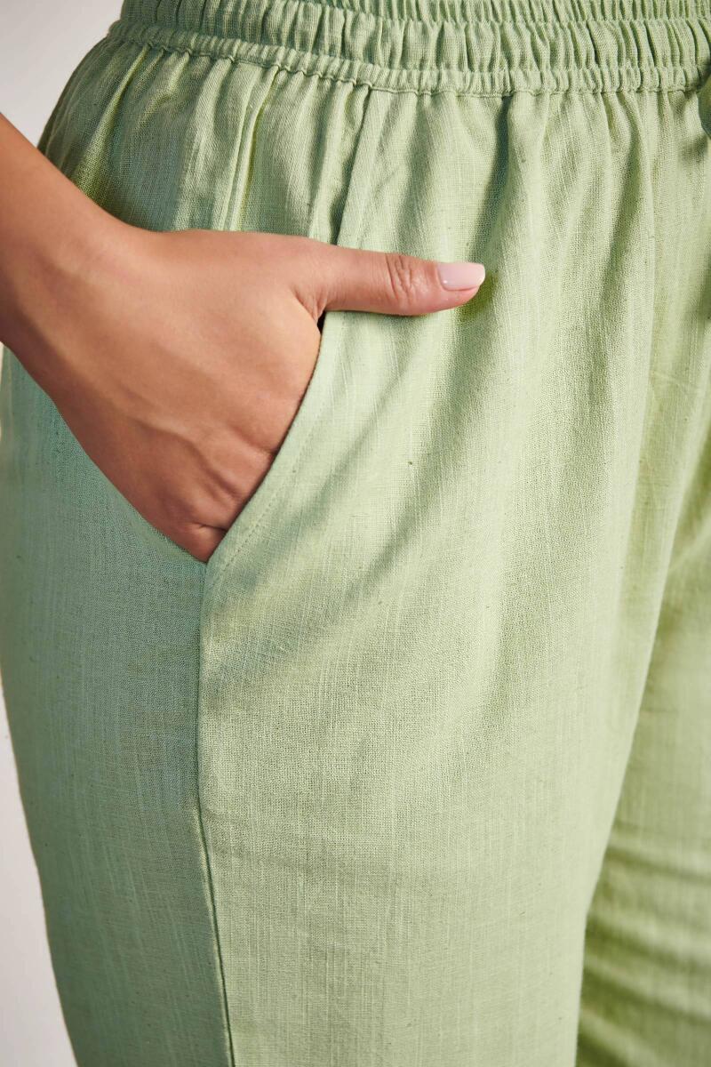 Roza Jia Light Green Pants