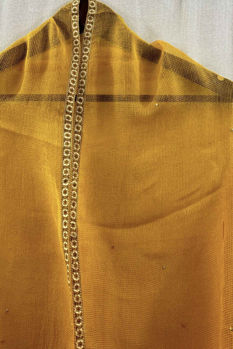 Mustard Kota Dupatta