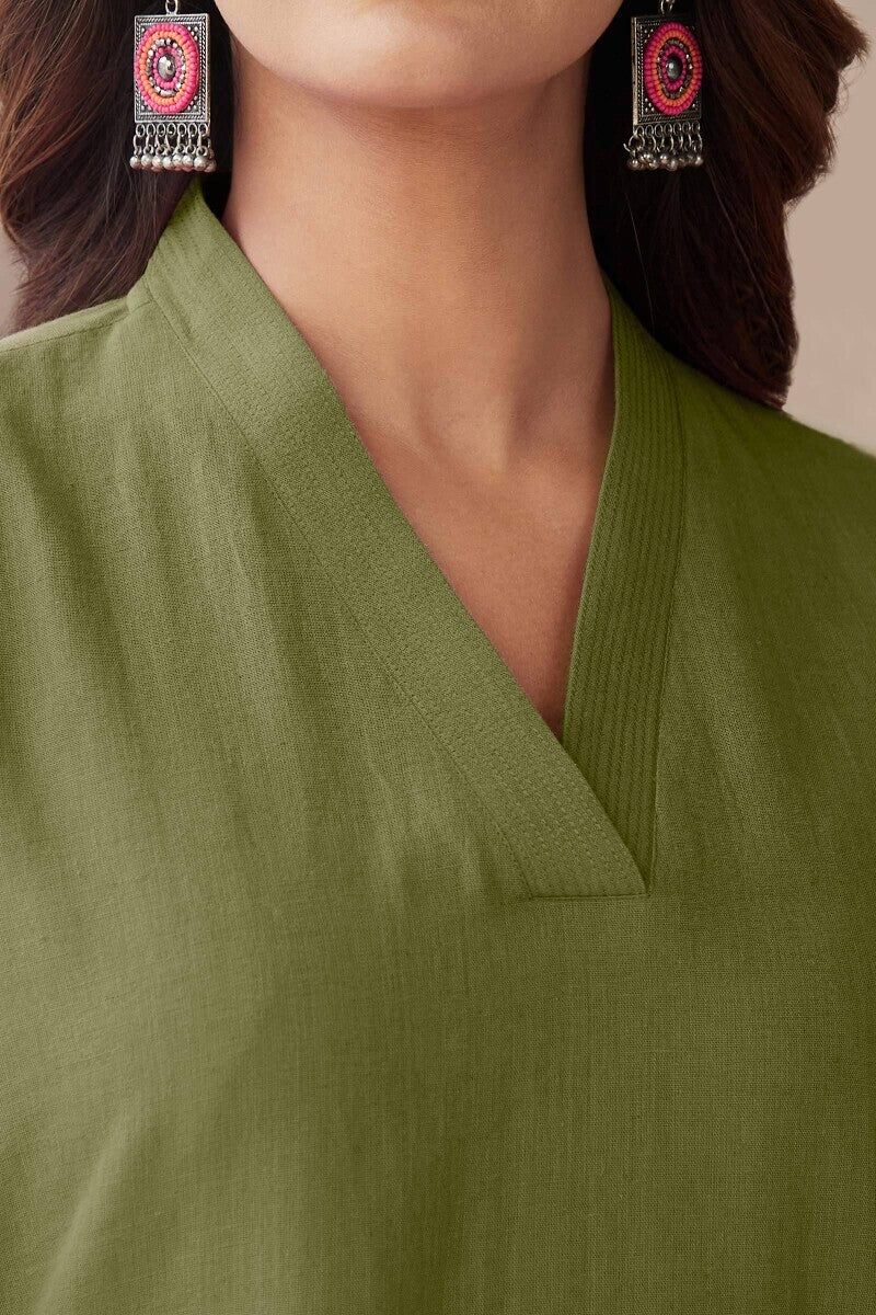 Rosheen Zinat Green Kurta