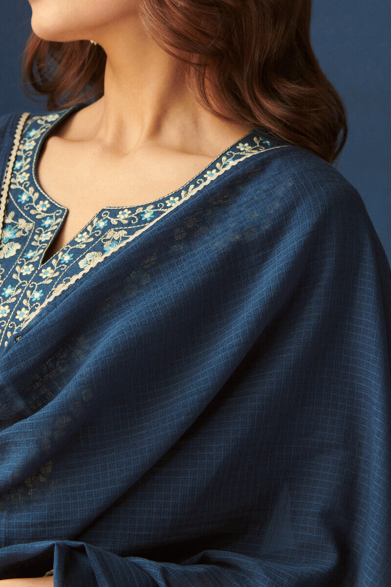 Roza Seher Blue Dupatta