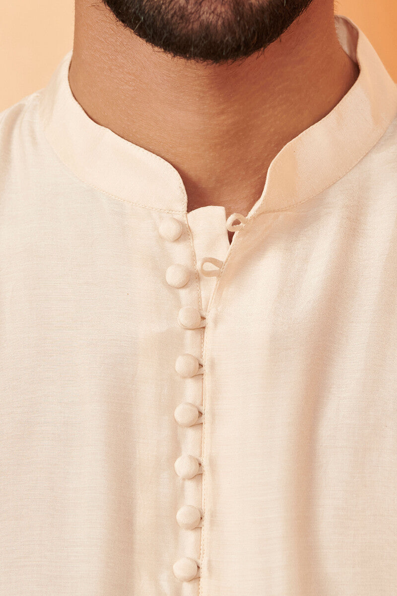 Shirin Off White Modal Kurta