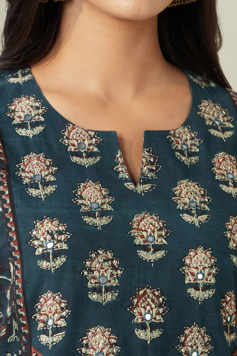 Sehra Farhat Bagru Kurta