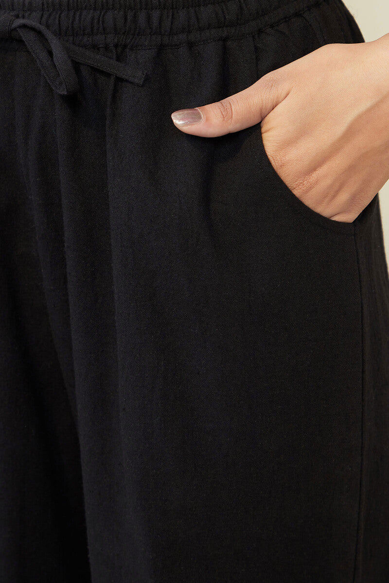 Roza Seher Black Pants