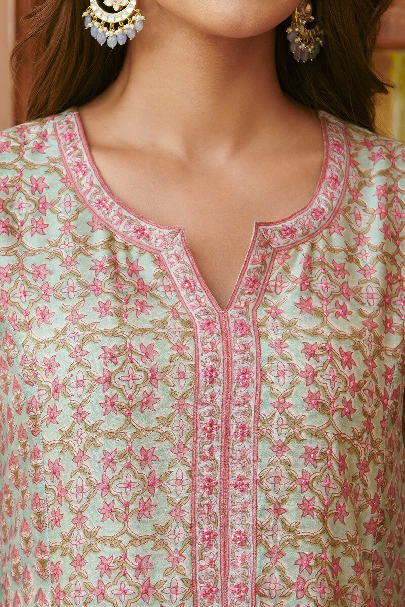 Mehrunissa Yasmine Chanderi Kurta