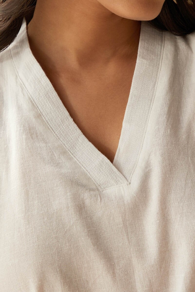 Roza Seher White Kurta