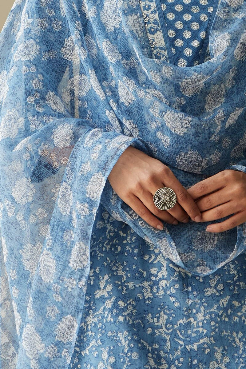 Sehra Maya Indigo Dupatta