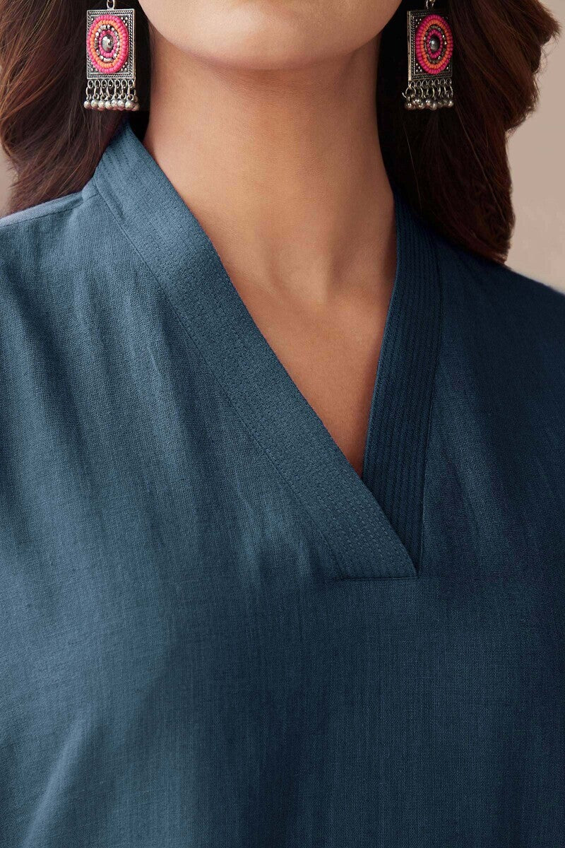 Roza Seher Midnight Blue Kurta